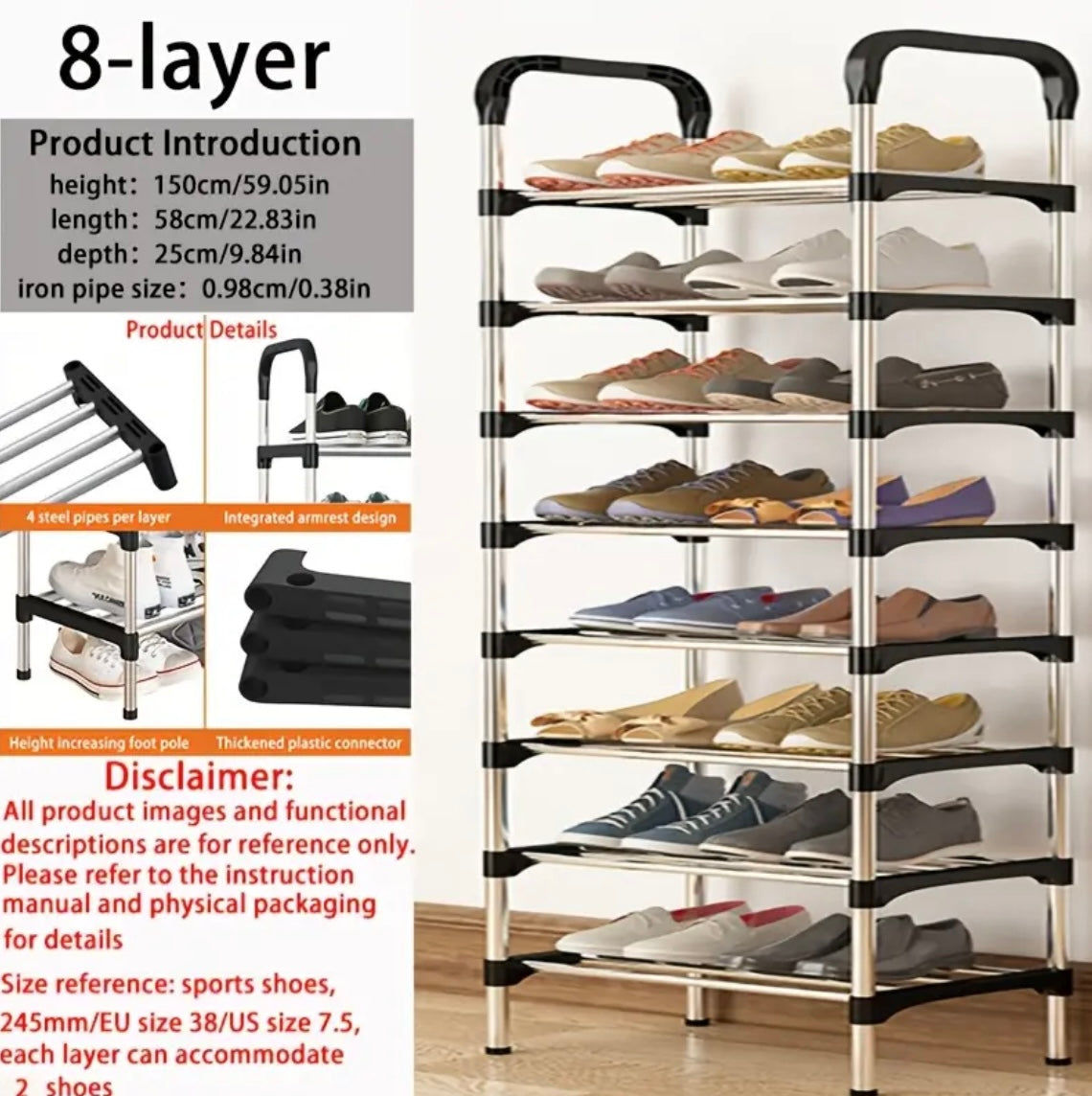 Porta Scarpe Multistrato da 3/8