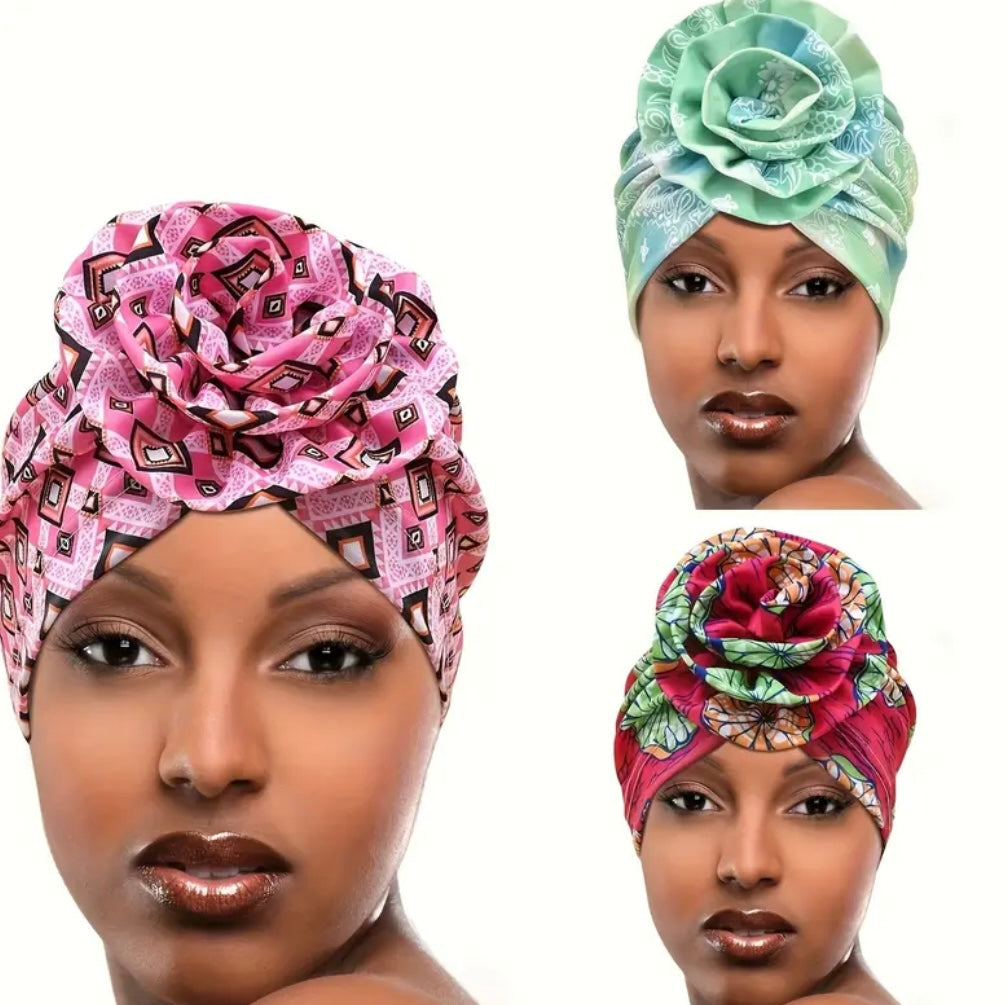 Set 4 Turbanti Bohemien da Donna