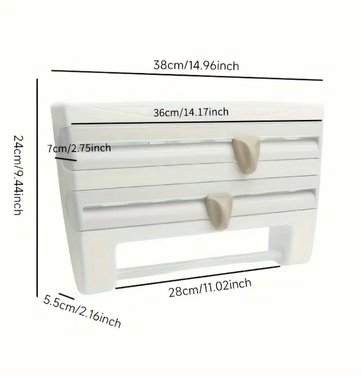 Organizzatore da parete per cucina con forbici