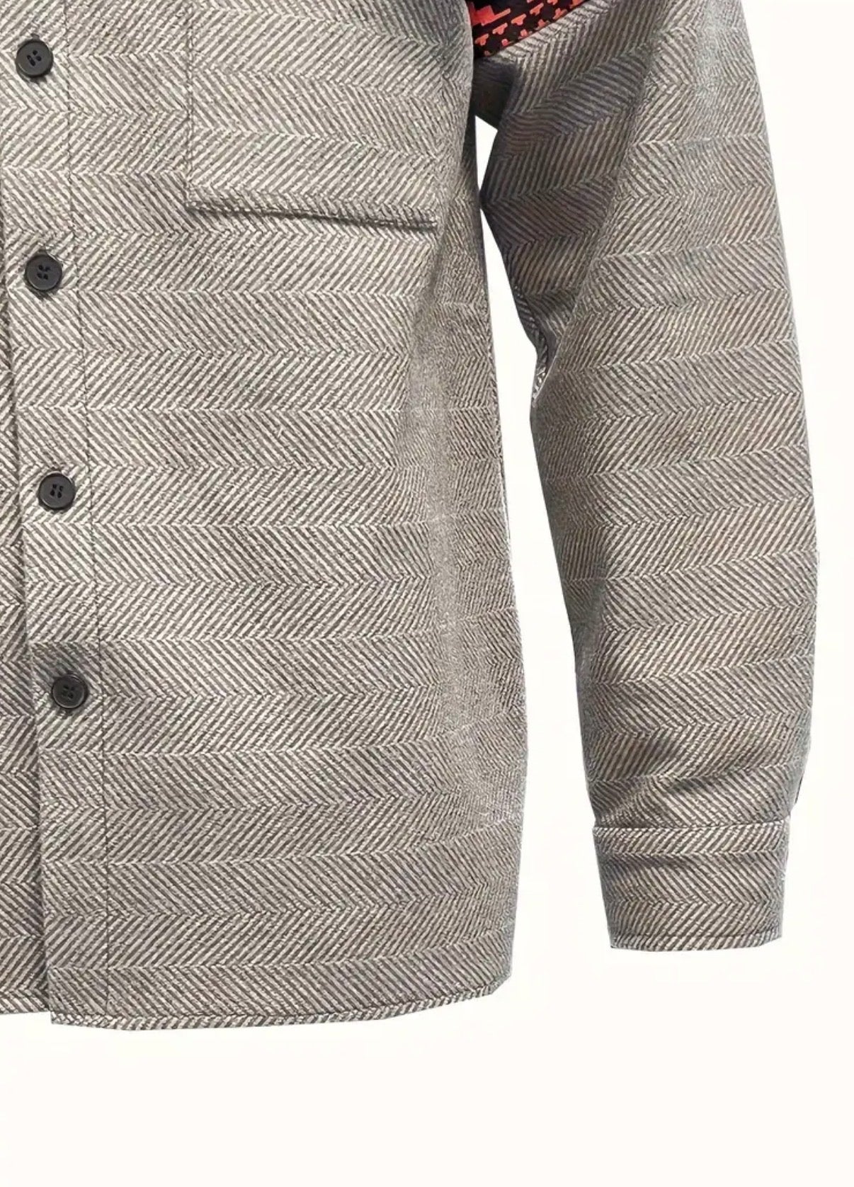 Giubbotto da Uomo con Maniche Lunghe Geometrico