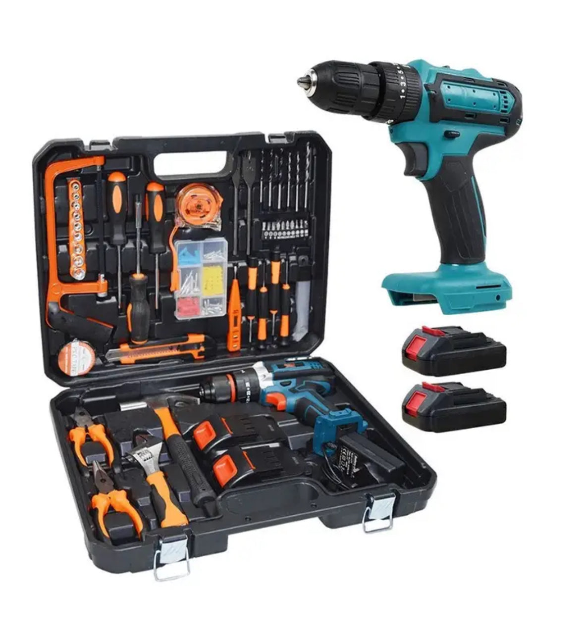Kit Valigetta Attrezzi da 100 Pezzi – Tutto il Necessario per Riparazioni Domestiche e Auto