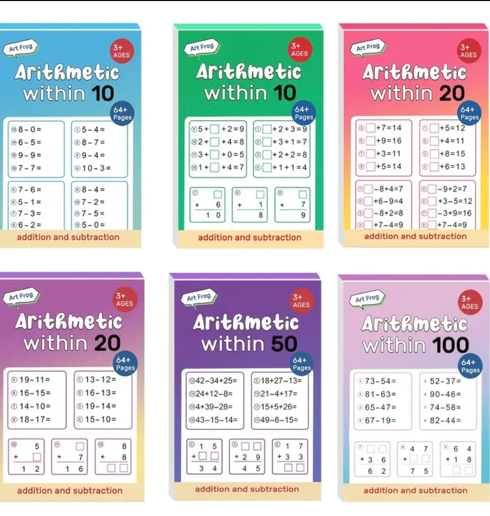Set di 6 Libri Educativi