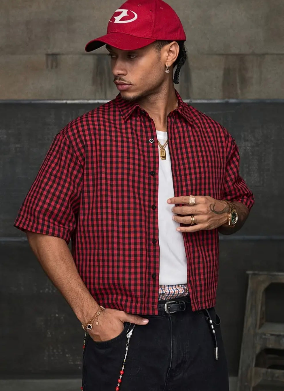 Camicia Estiva da Uomo a Maniche Corte