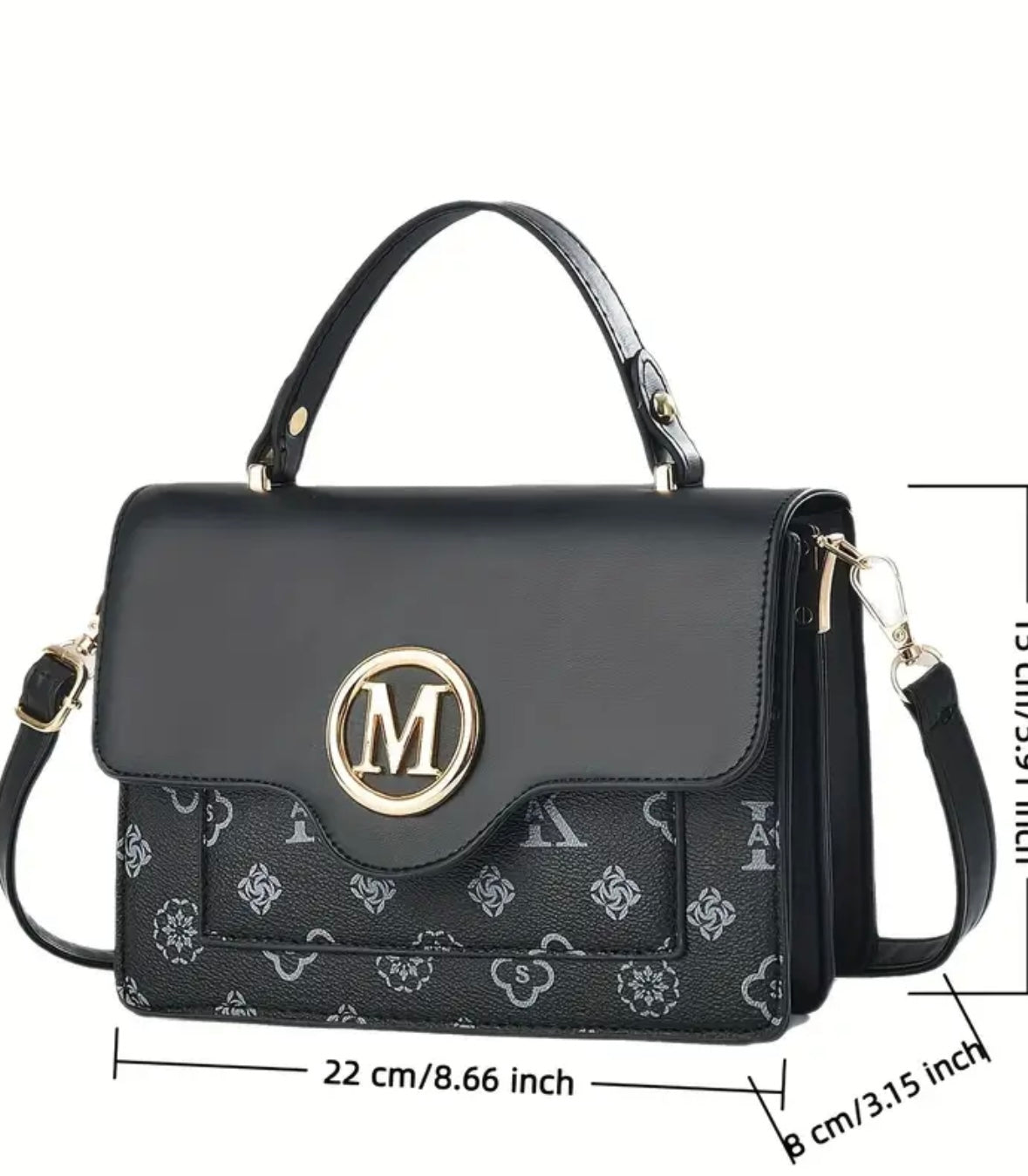 Cartella a Tracolla Elegante con Dettagli