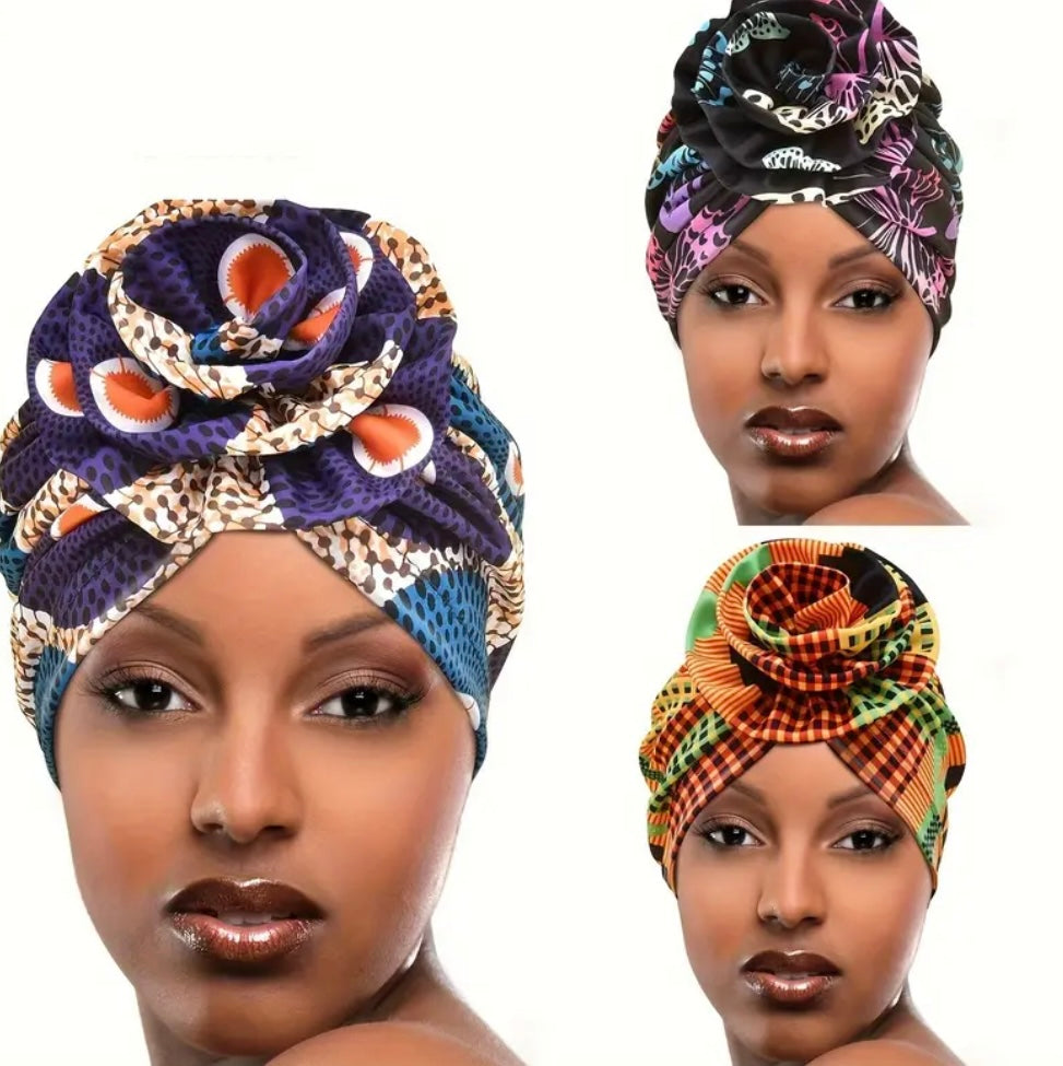 Set 4 Turbanti Bohemien da Donna