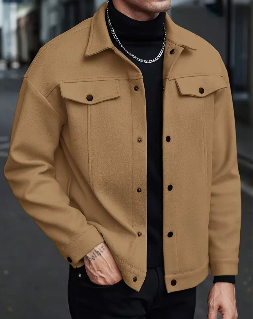 Giacca Casual da Uomo in Stile Europeo