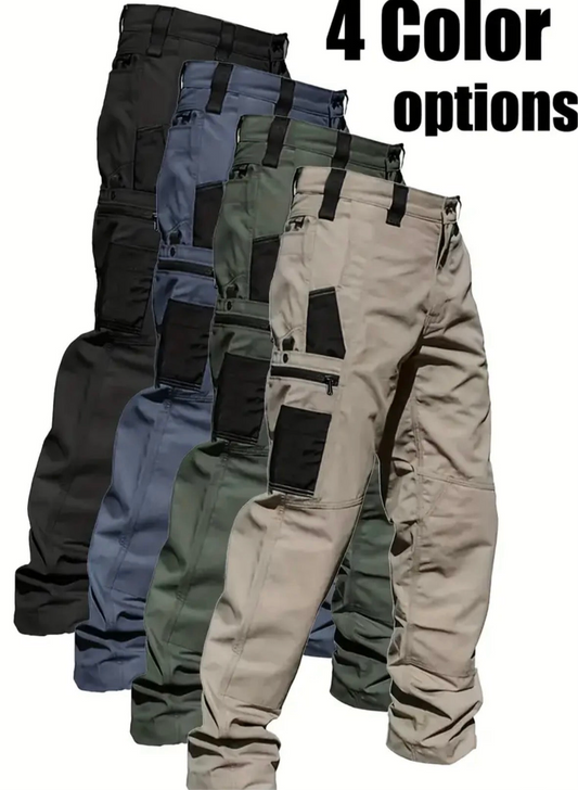 Pantaloni tattici da uomo - Resistente, resistente alle lacrime, design multi-tasca per attività all'aperto