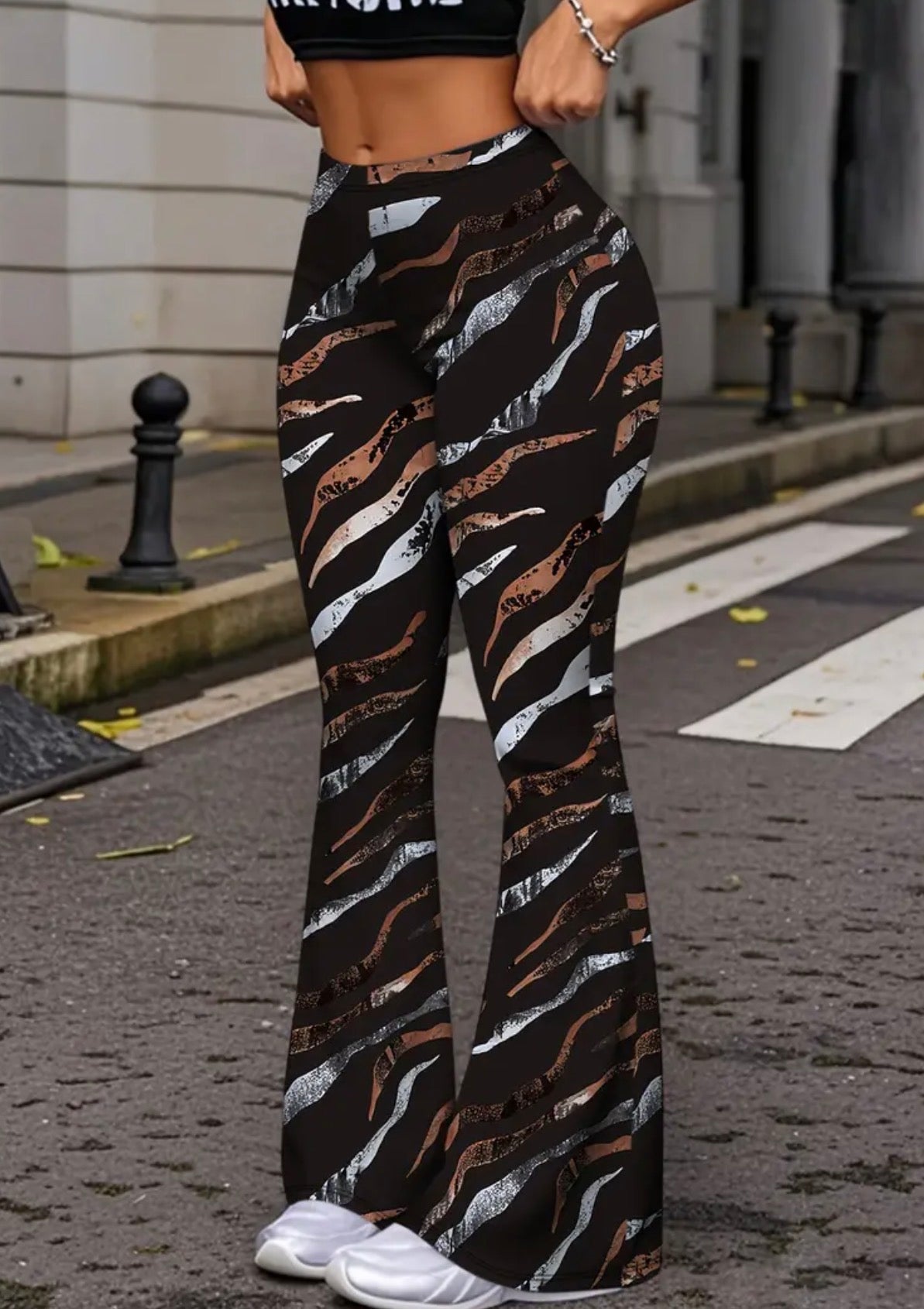 Gonne a Zampa di Elefante con Vita Alta