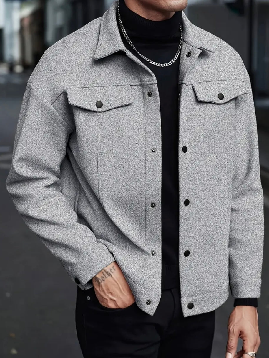 Giacca Casual da Uomo in Stile Europeo