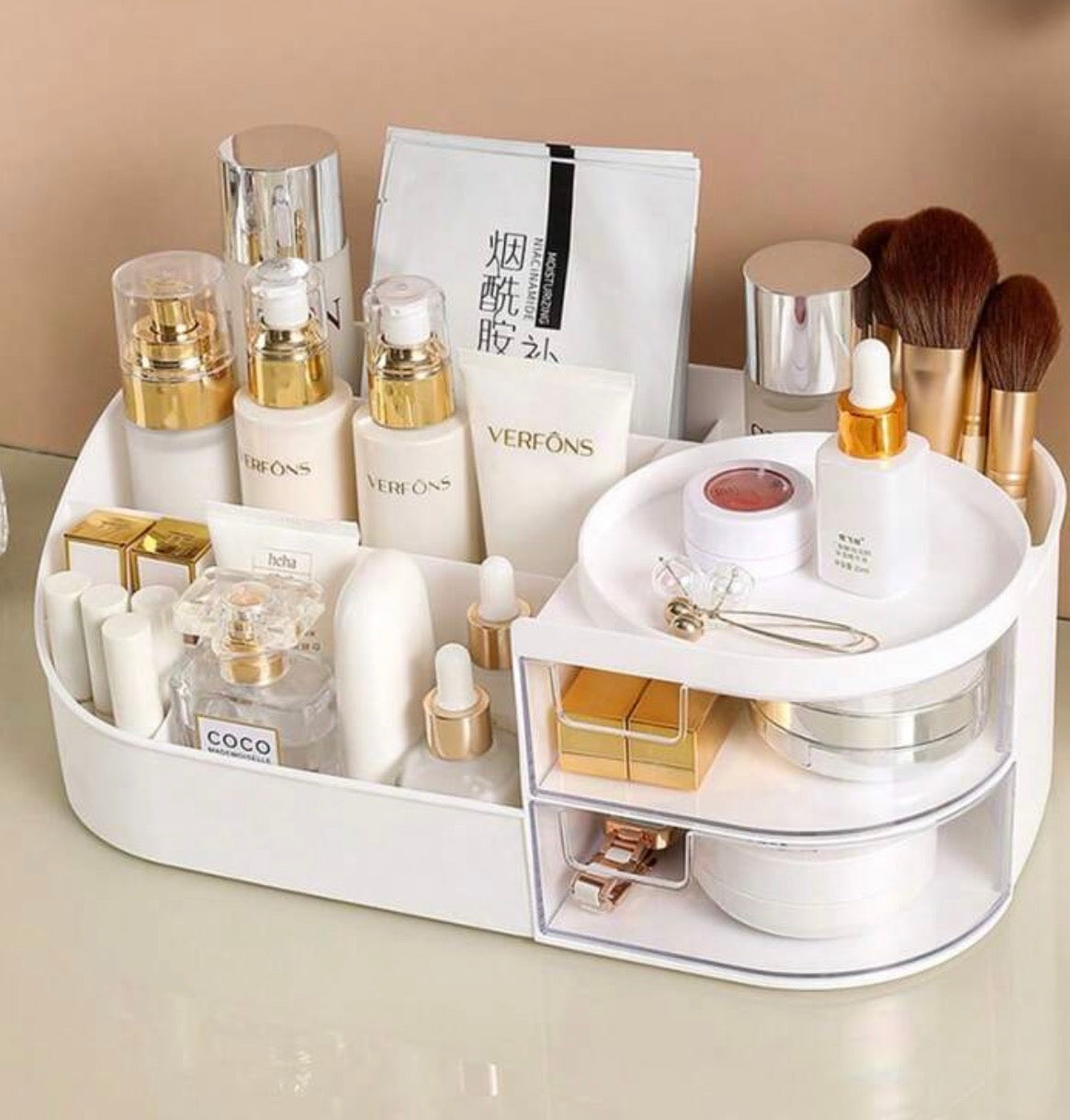 1 pezzo Scatola organizer make-up