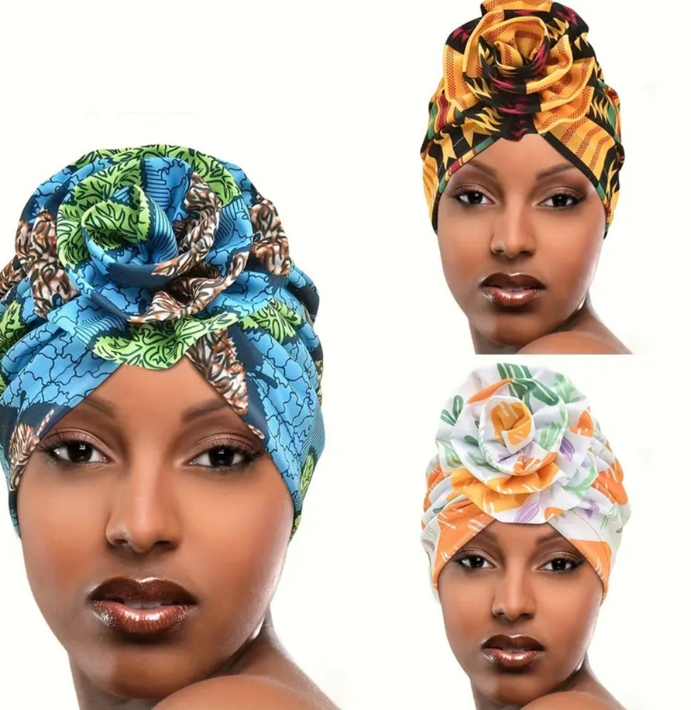 Set 4 Turbanti Bohemien da Donna