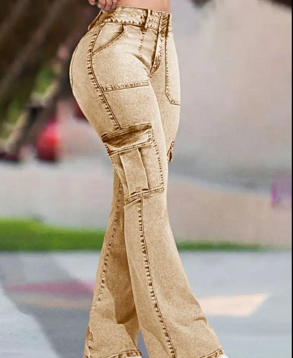 Jeans Cargo Svasati da Donna