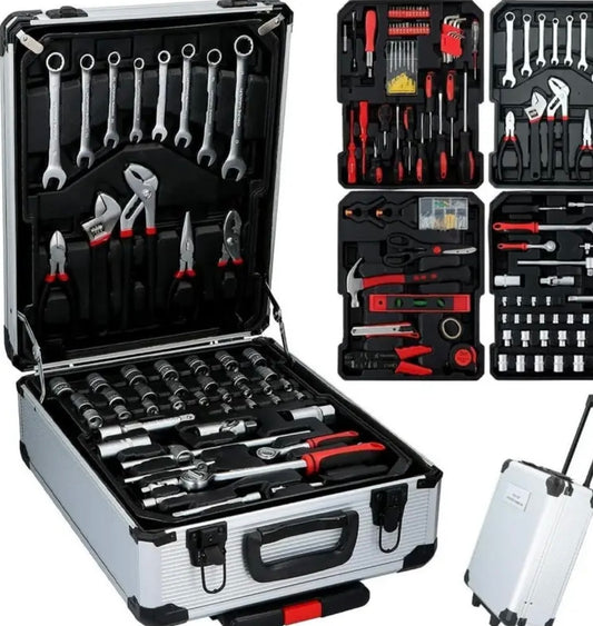Trolley Porta Utensili 187 Pezzi – Completo, Mobile e Sicuro