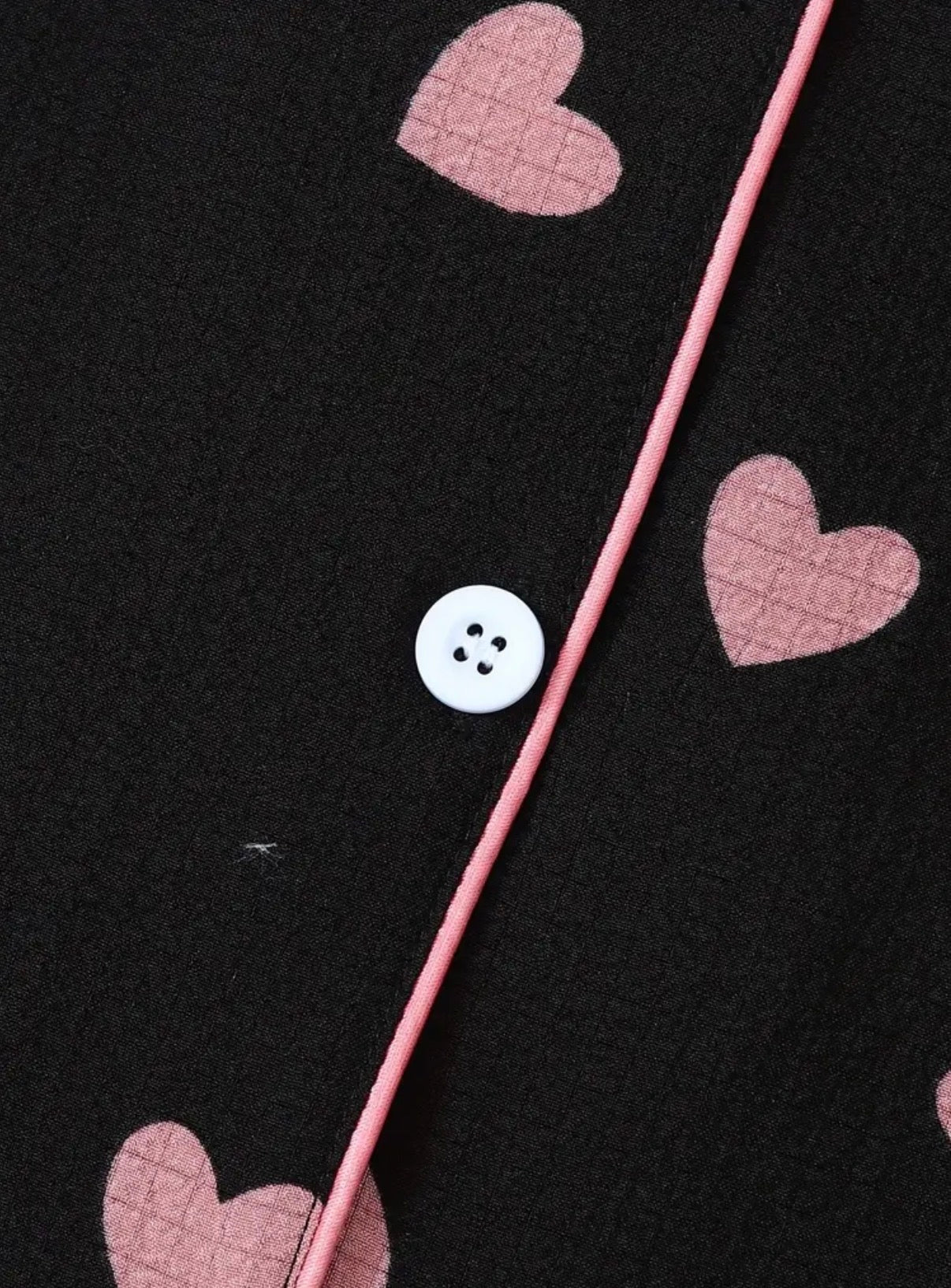 6 pezzi S di pigiami da donna con stampa a cuore