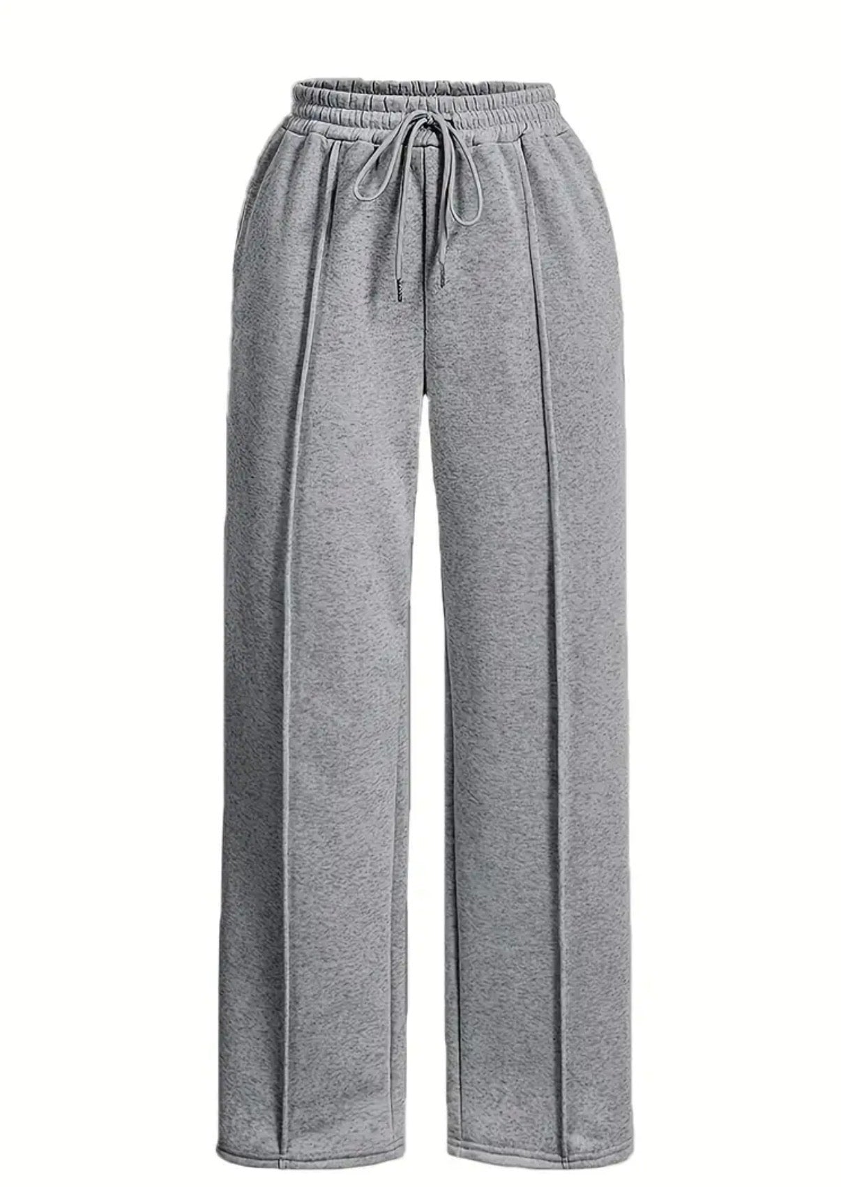 Confezione da 4 Pantaloni Jogger a Gamba Dritta per Donna con Vita Elastica e Coulisse - Comfort Tutte le Stagioni,