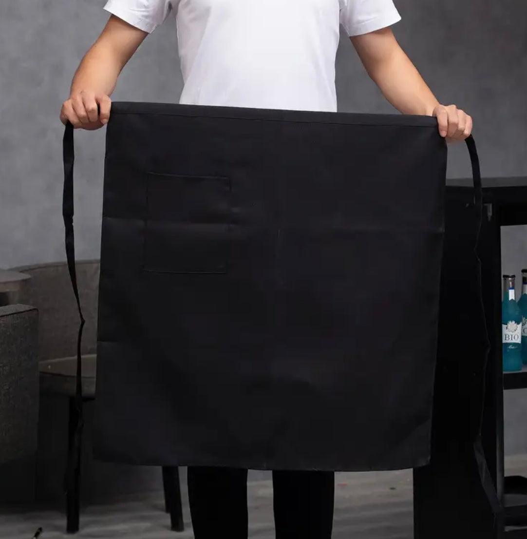 Grembiule da Cucina Nero con Dettagli