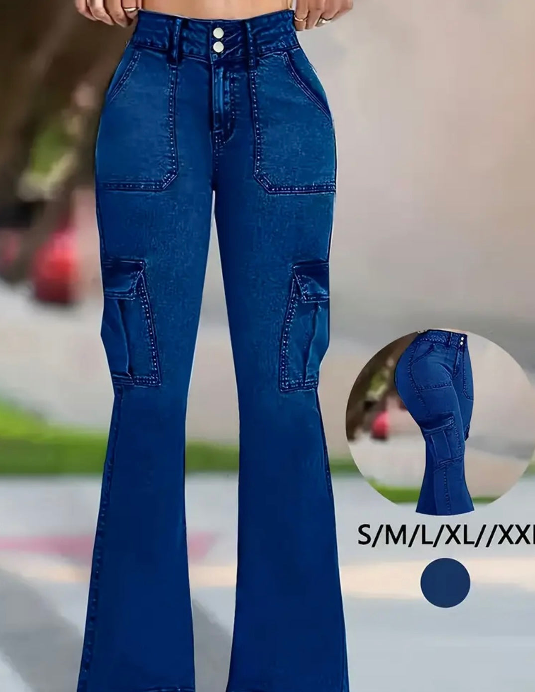 Jeans Cargo Svasati da Donna