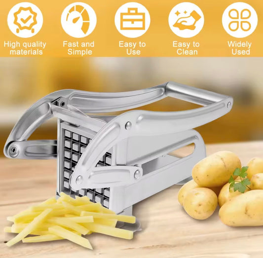 1pc In Acciaio Inox Manuale Taglierina Patatine Fritte