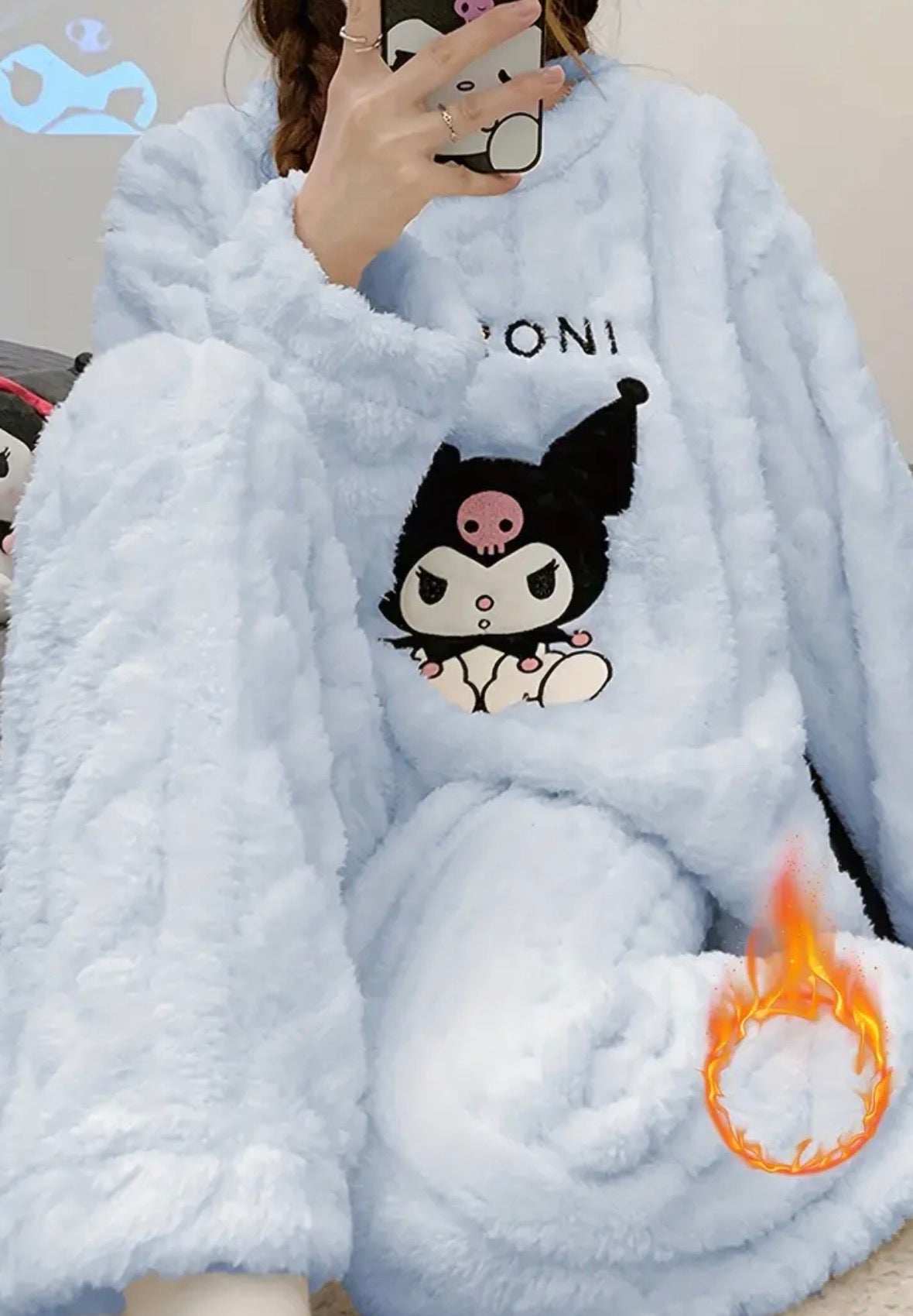 Pyjama Autunno e Inverno Nuovo per Donne Sanrio