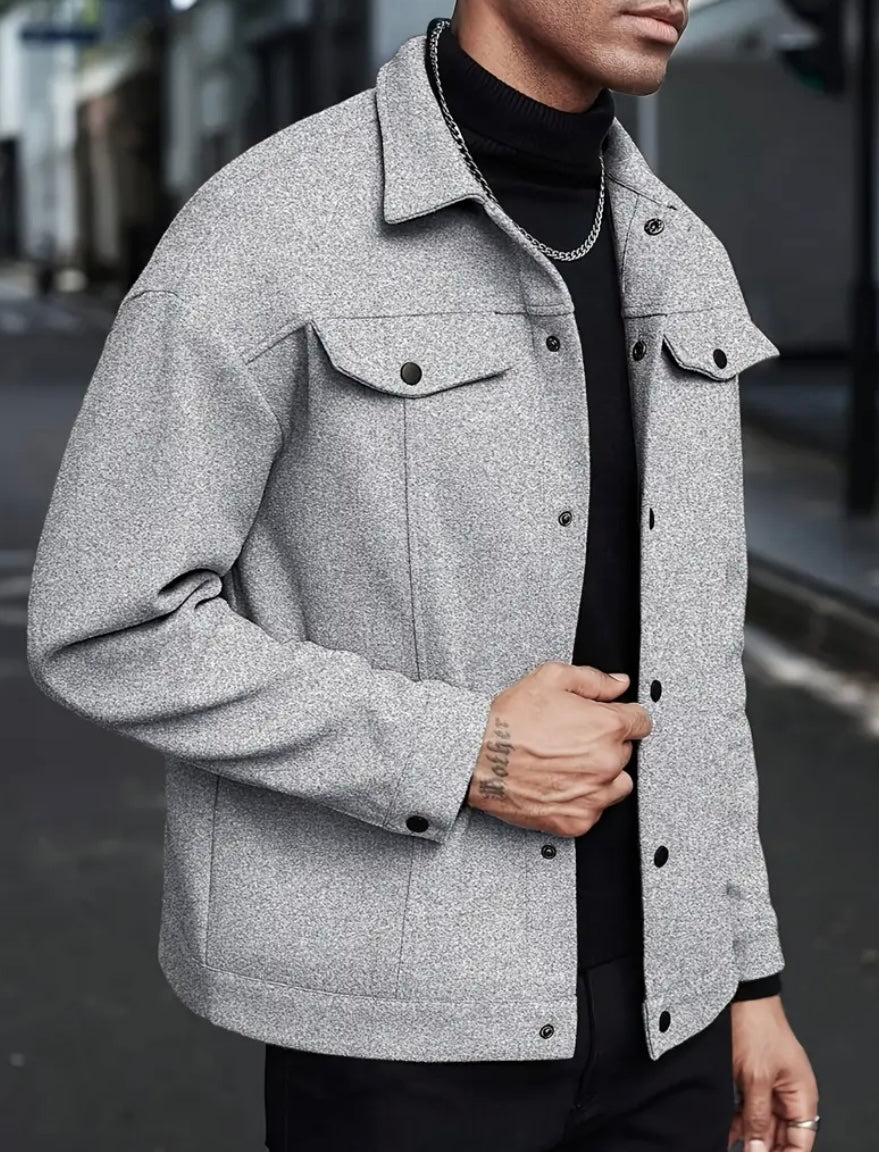 Giacca Casual da Uomo in Stile Europeo