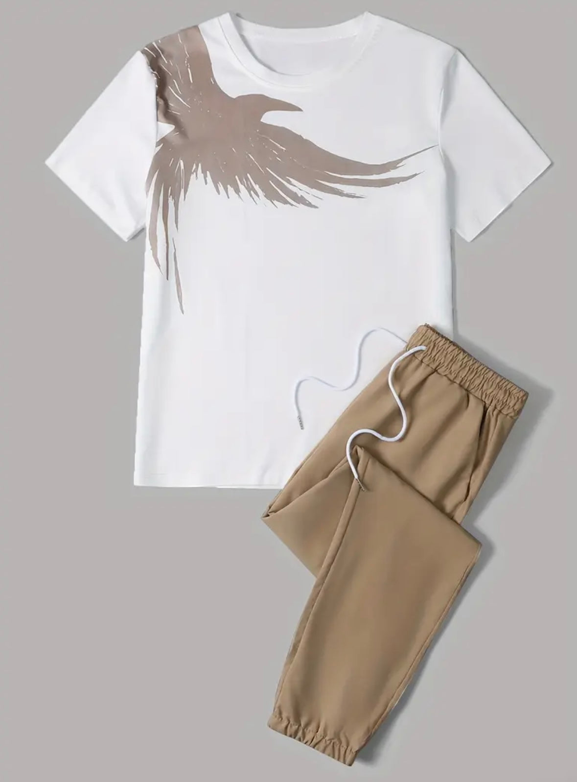 Completo Sportivo Uomo – T-Shirt a Manica Corta e Pantaloni Lunghi