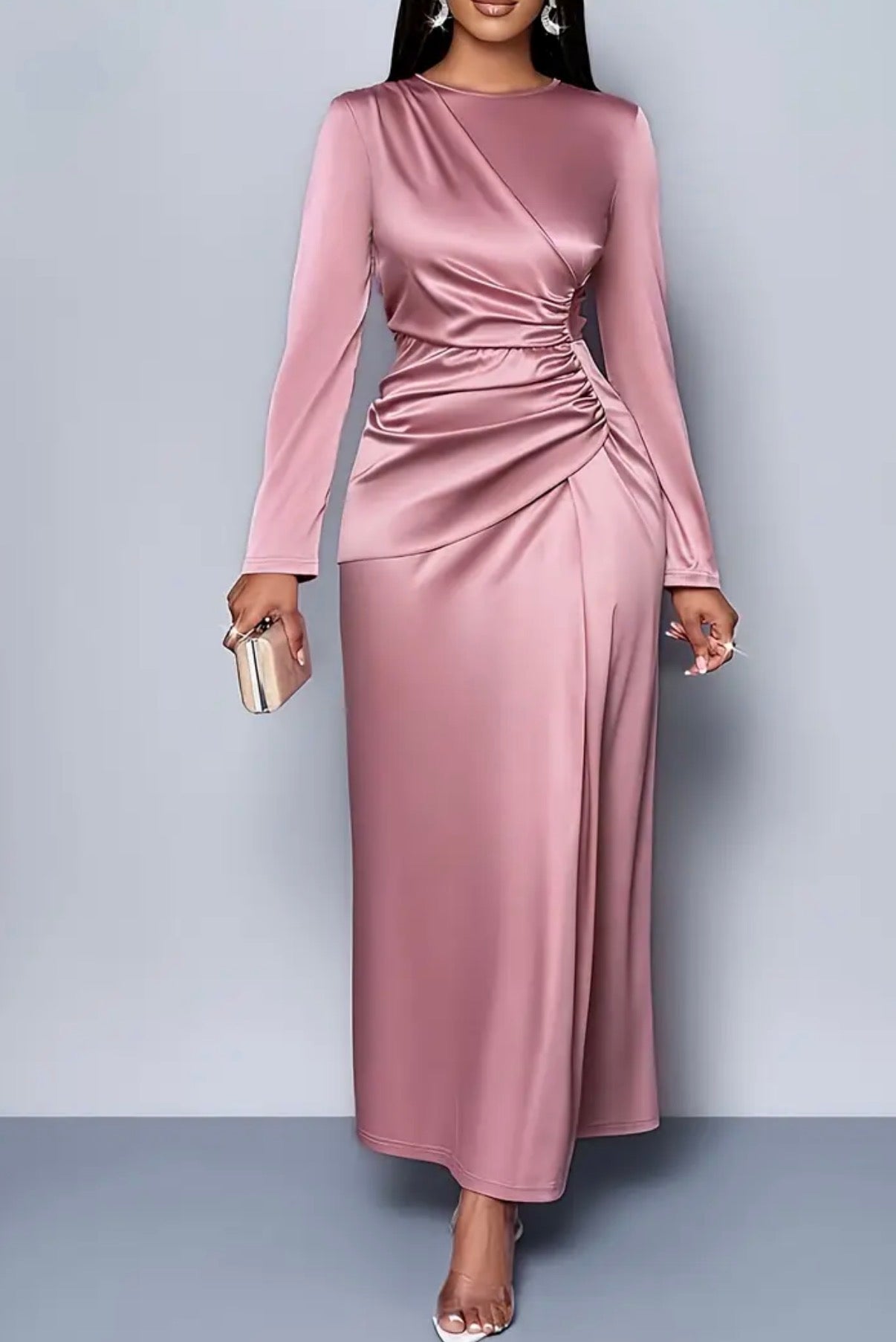 Abito Lungo Maxi Bodycon da Donna