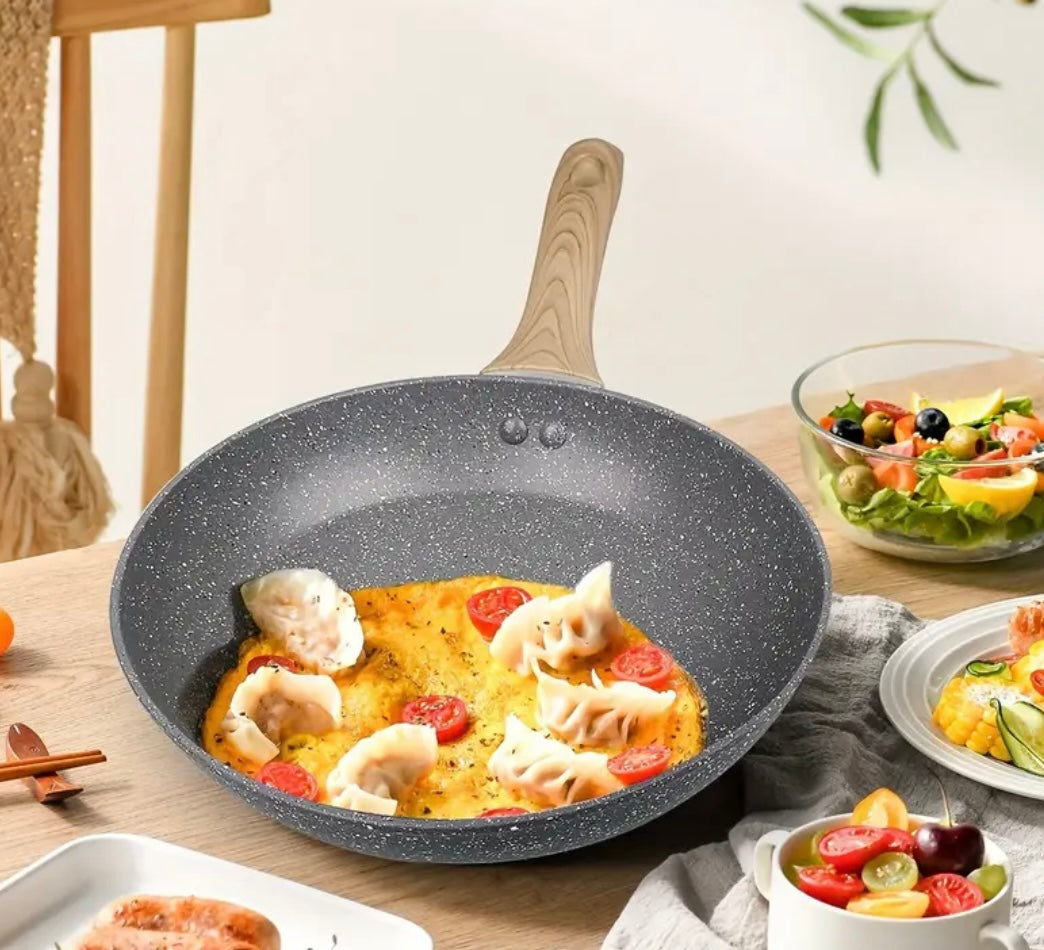 Set di 3 Padelle Antiaderenti in Alluminio – Sicure, Leggere, Versatili