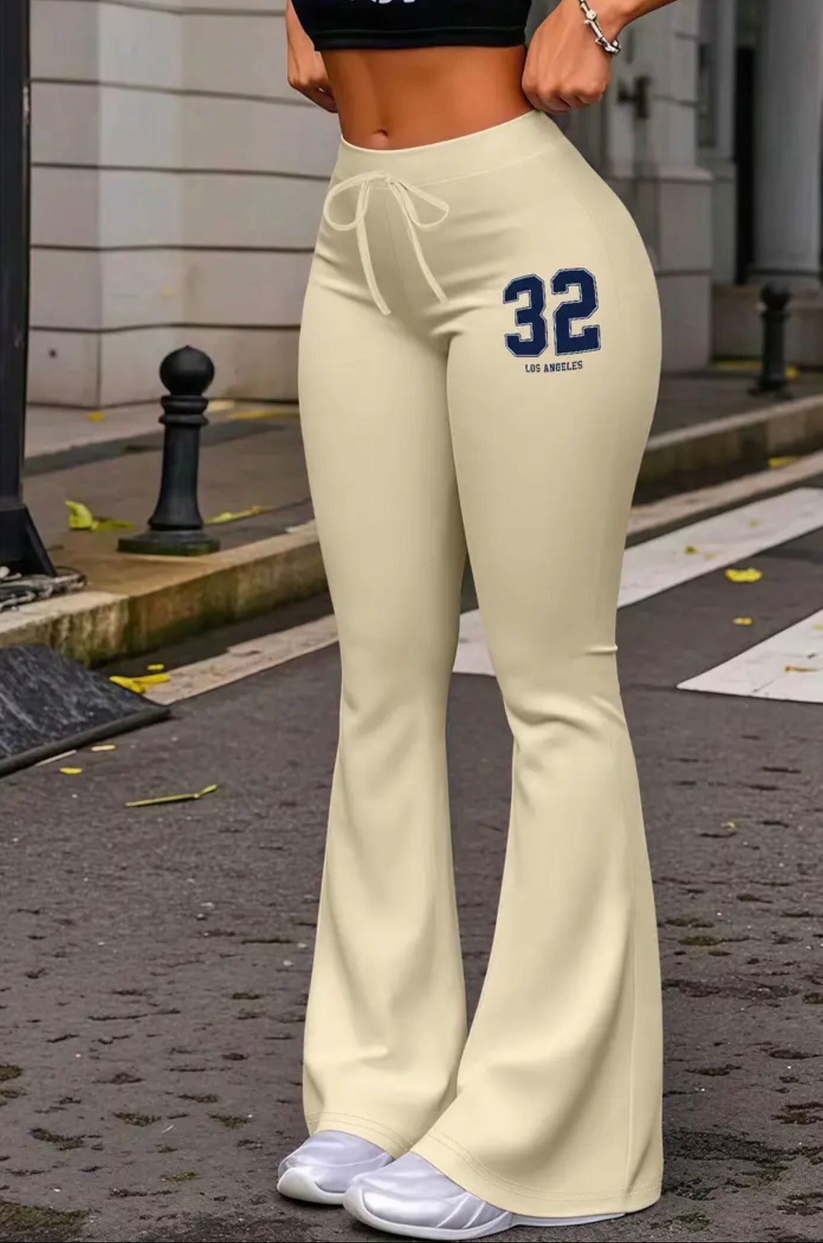 Pantaloni Donna a Vita Alta Elasticizzati - Pantaloni Slim in Fibra Sliky