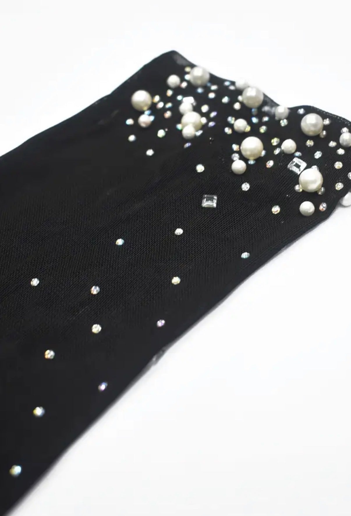 Paillettes e Spacco alla Coscia Donna con Gonna