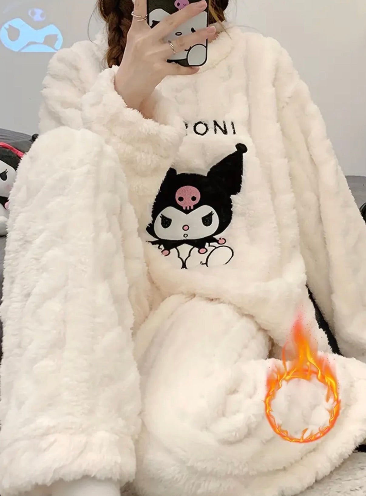 Pyjama Autunno e Inverno Nuovo per Donne Sanrio