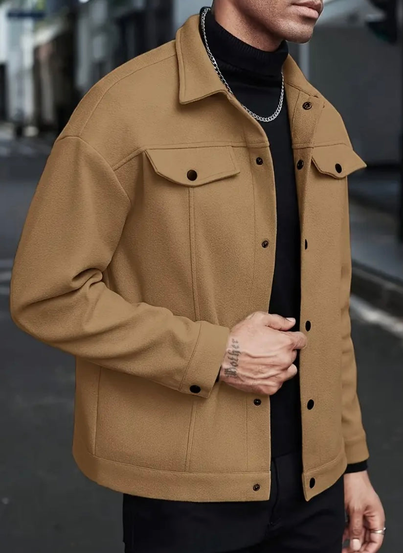 Giacca Casual da Uomo in Stile Europeo