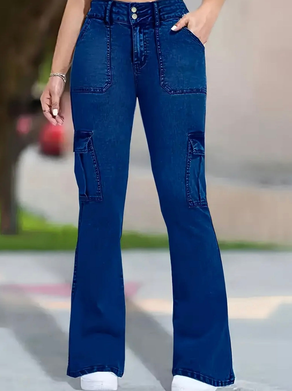 Jeans Cargo Svasati da Donna