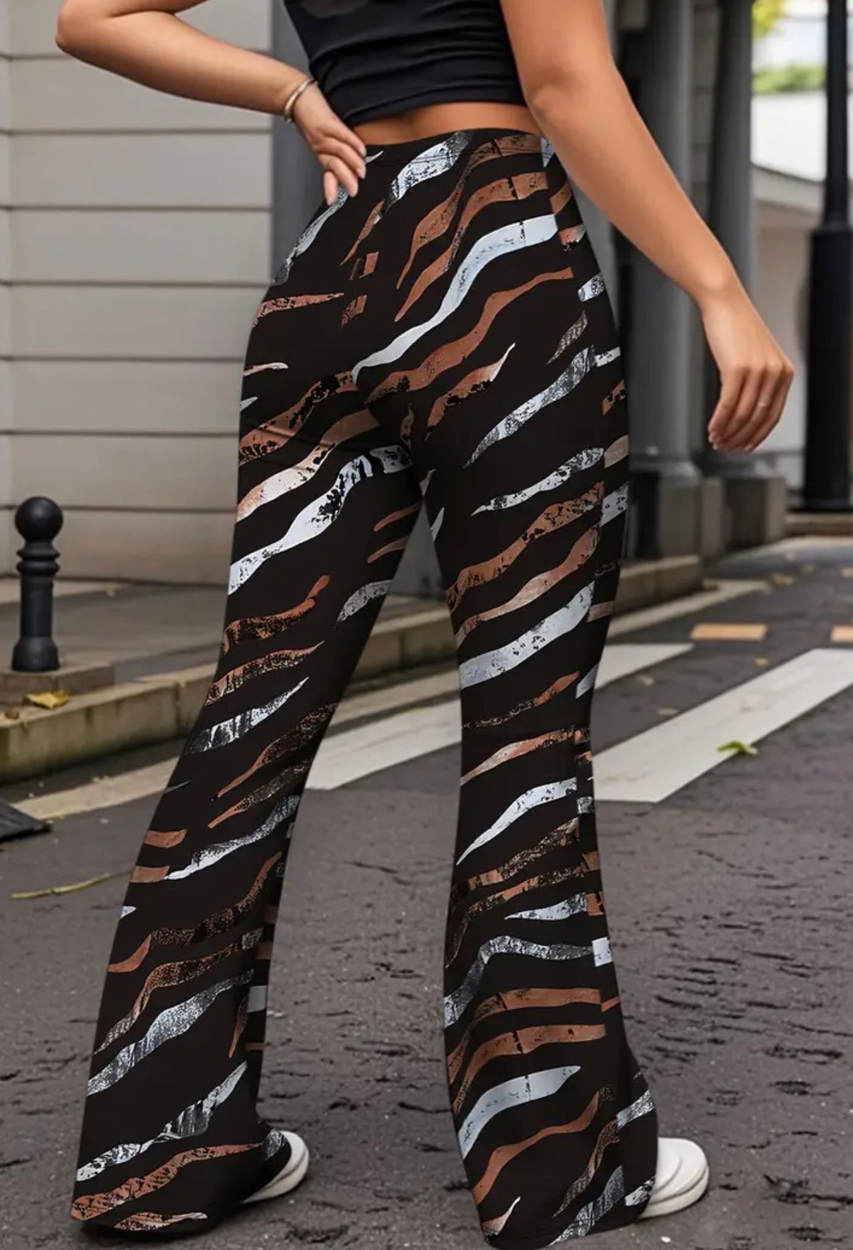 Gonne a Zampa di Elefante con Vita Alta