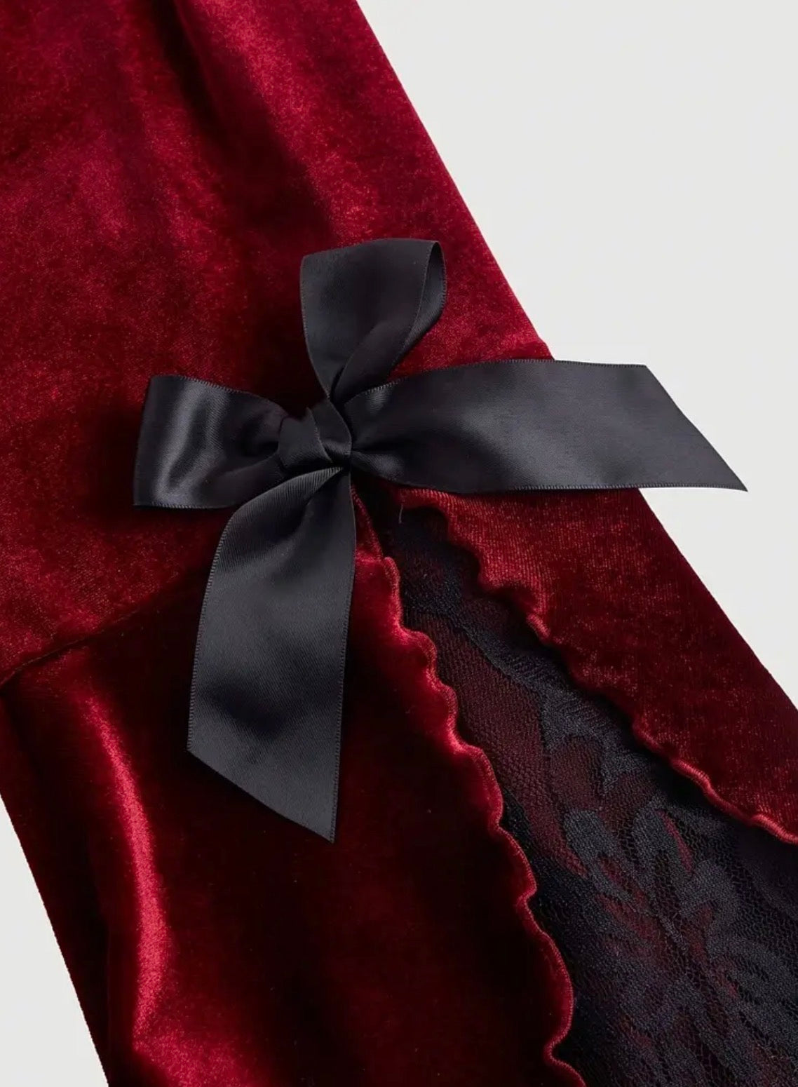 Pantaloni Eleganti in Pizzo Patchwork Taglie Forti