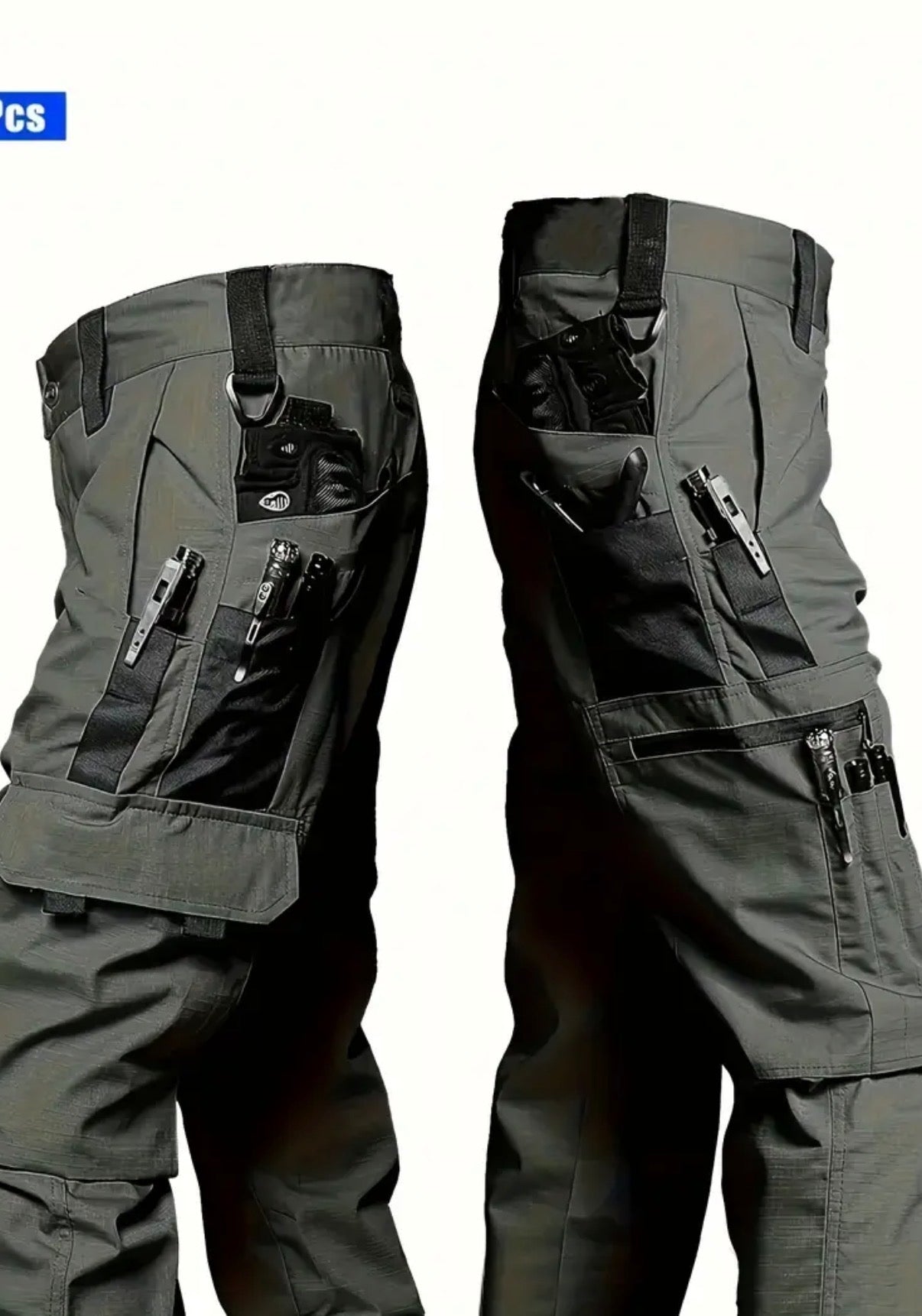 Pantaloni da Lavoro Uomo con Tasche Multiple