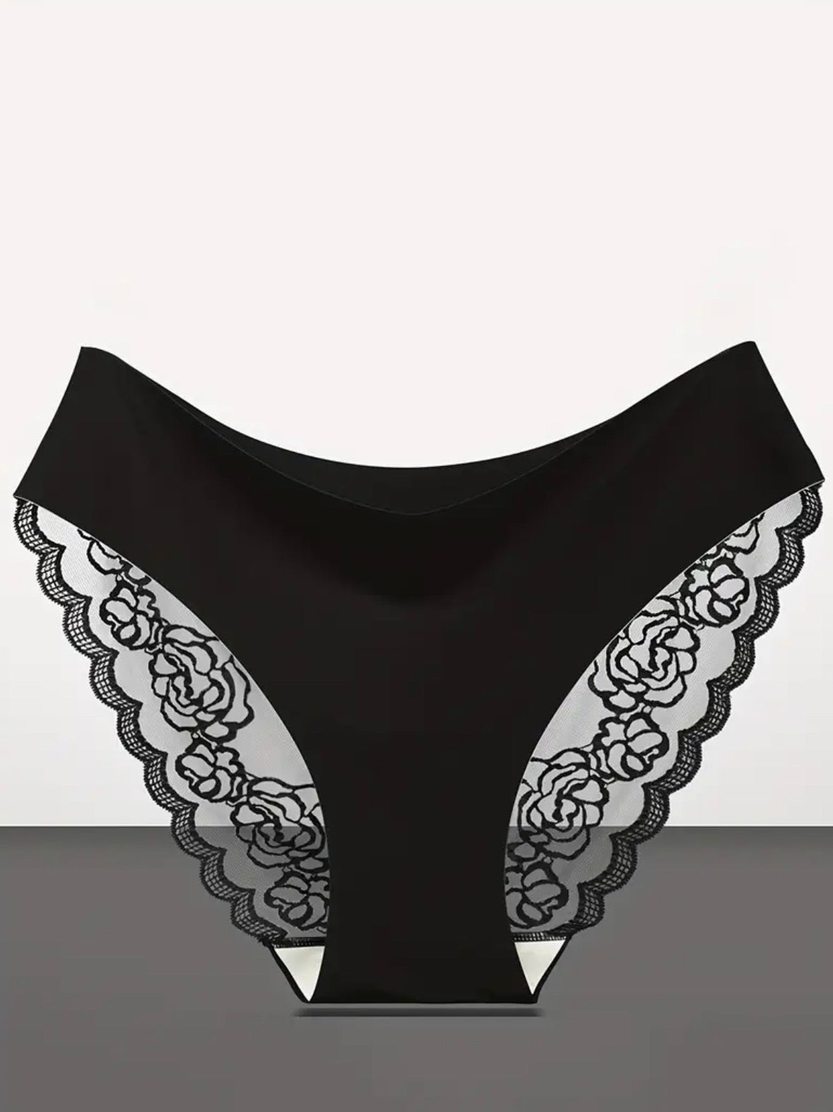 5 pezzi di mutandine senza cuciture in pizzo per donne