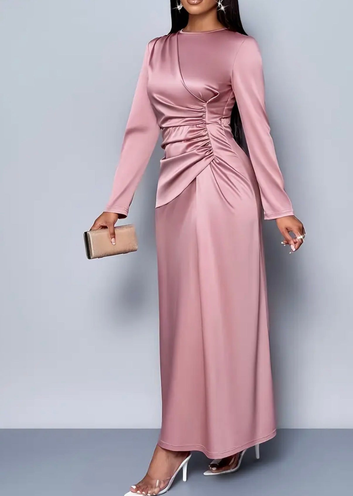 Abito Lungo Maxi Bodycon da Donna