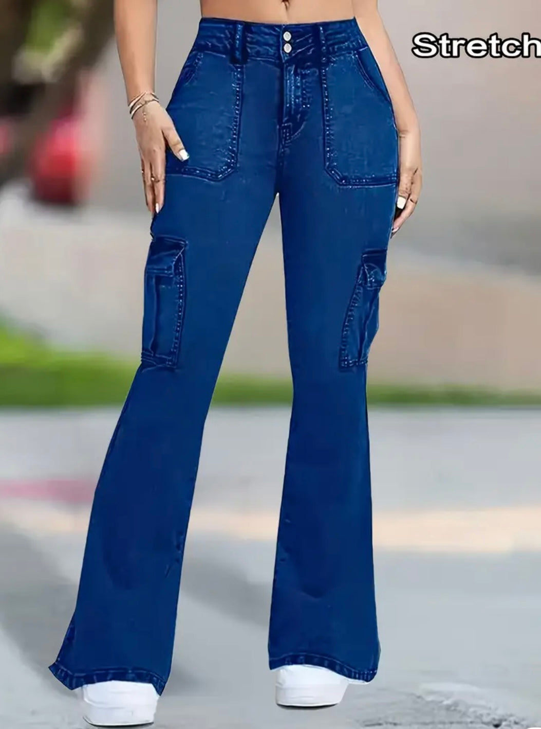 Jeans Cargo Svasati da Donna