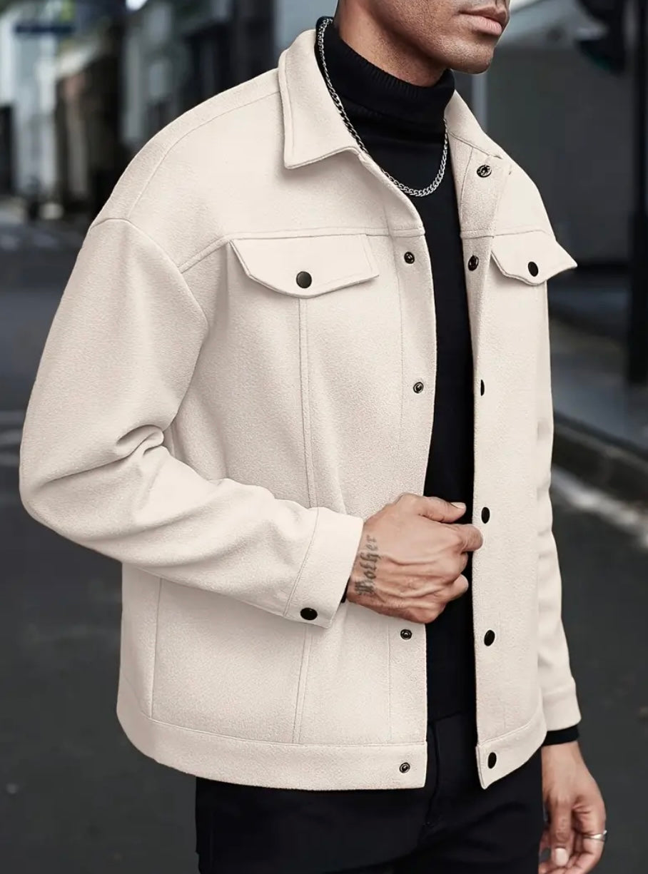 Giacca Casual da Uomo in Stile Europeo