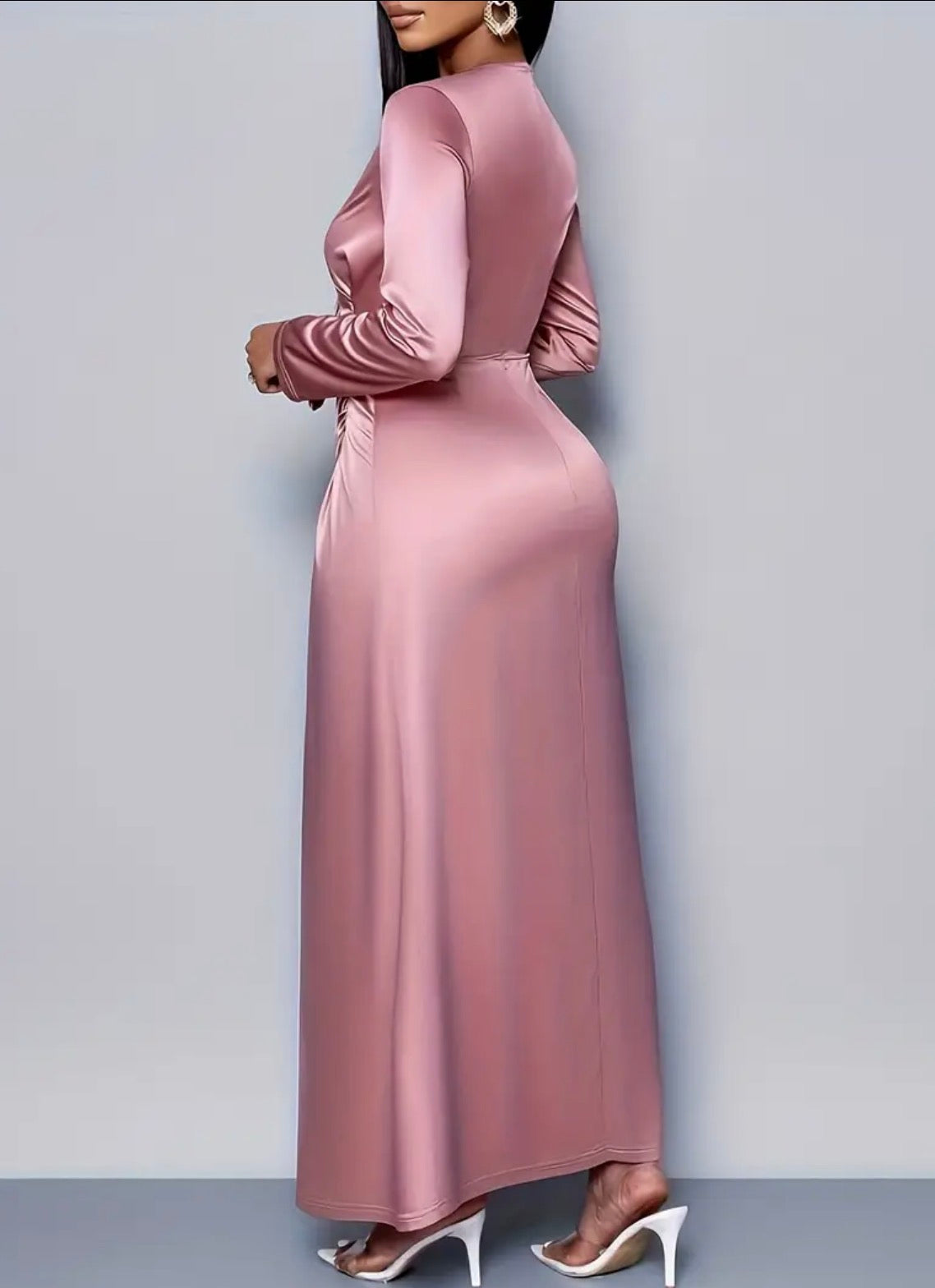 Abito Lungo Maxi Bodycon da Donna