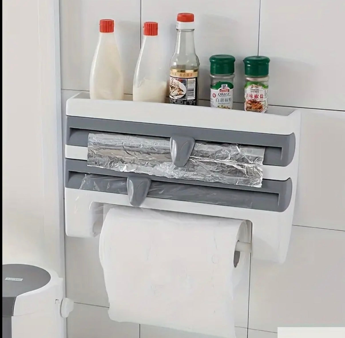 Organizzatore da parete per cucina con forbici