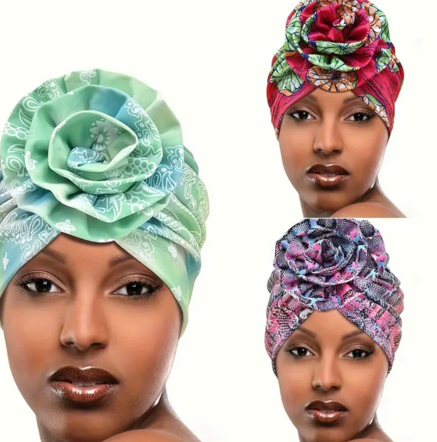 Set 4 Turbanti Bohemien da Donna