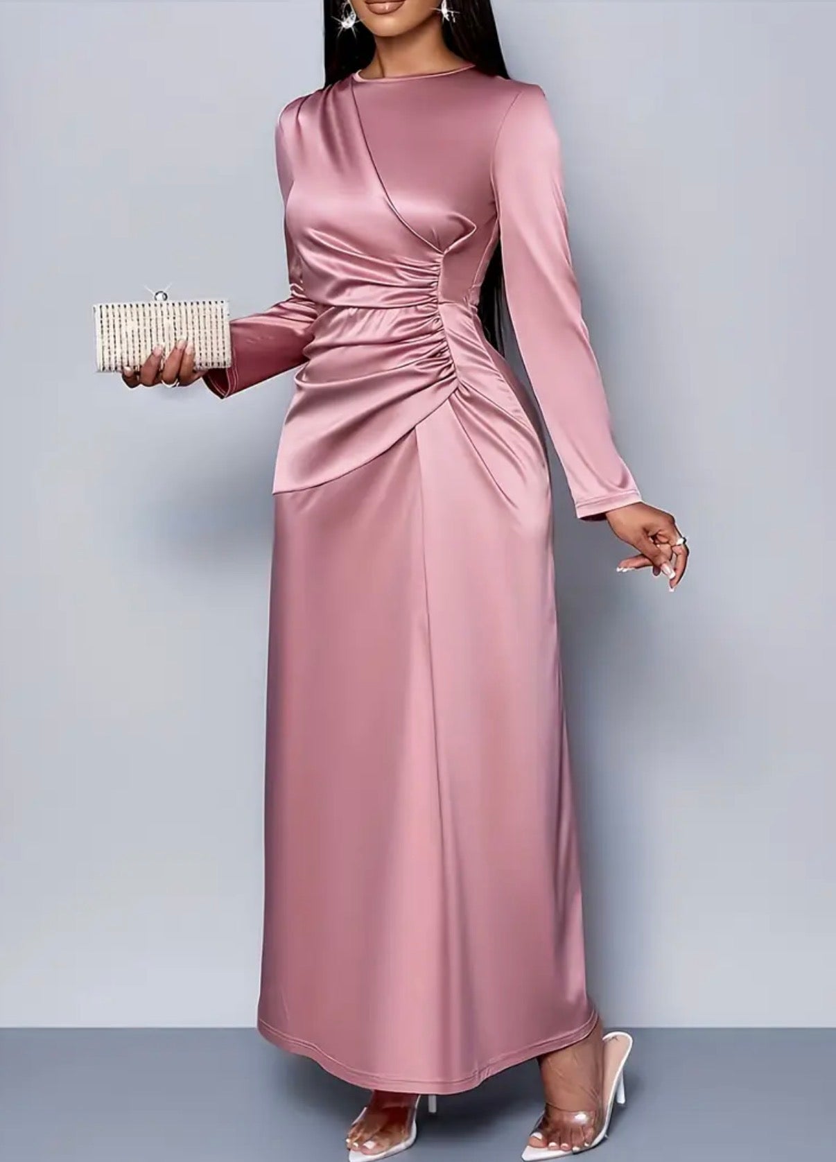 Abito Lungo Maxi Bodycon da Donna