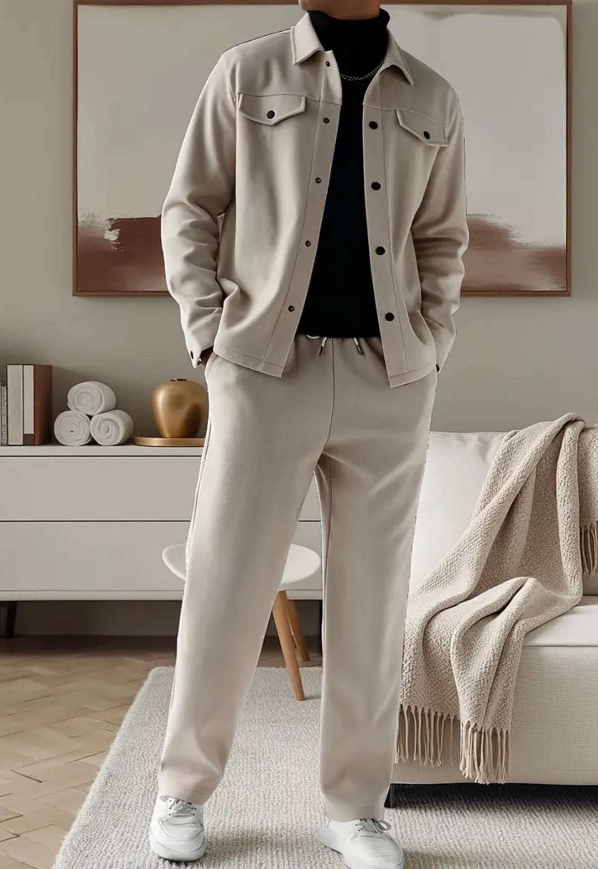 Completo Casual da Uomo a Due Pezzi