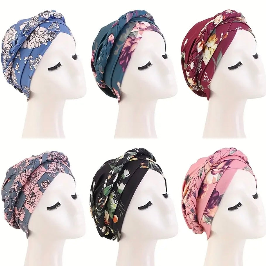Set 4 Turbanti Bohemien da Donna